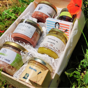 Composition de 6 produits pour les apéritifs, piques niques et autres repas d'été