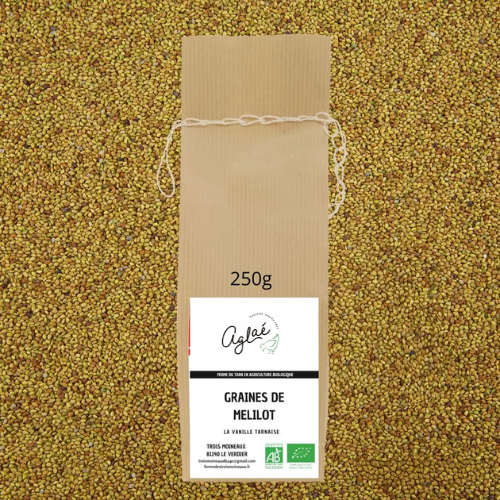 Sachet de 250g de graines de Mélilot bio